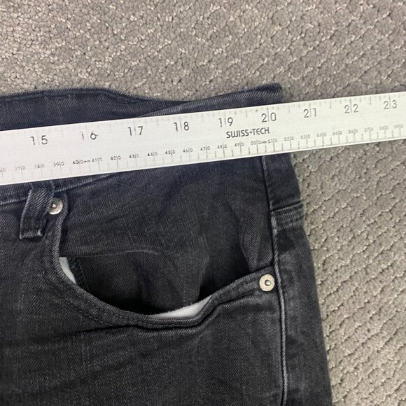 Levi's 569 Jeans Men's 40 x 32 Measures 40 x 29 Black Straight Leg Stretch - Picture 7 of 11